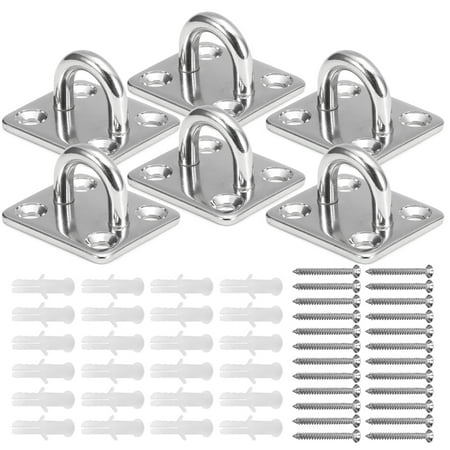 5mm Eye Plates Carabiners Screws Set Multifunctional Wall Mount Hanging Hook for Wall Mounting Hammocks Yoga Training
5mm Eye Plates Carabiners Screws Set Multifunctional Wall Mount Hanging Hook for Wall Mounting Hammocks Yoga Training