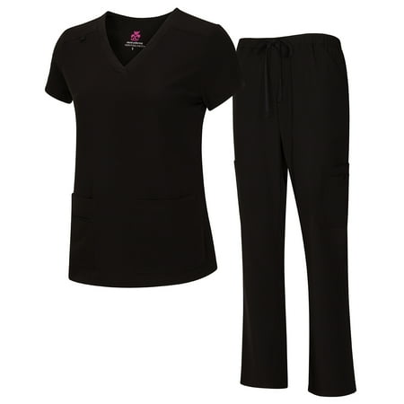 Natural Uniforms Women s Breathable Cool Stretch Fabric Scrub Top and cargo Pant Set
Natural Uniforms Women s Breathable Cool Stretch Fabric Scrub Top and cargo Pant Set