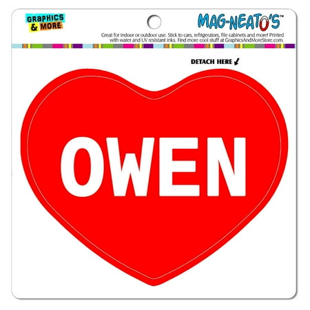I Love Heart - Name - Owen - MAG-NEATO S(TM) Vinyl Magnet