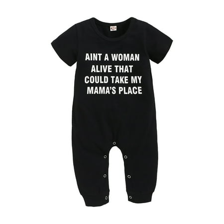 Toddler Baby Boys Romper Jumpsuit Onesies Bodysuit Round Neck Short Sleeve Button Snap Design Romper 12-18 Months Black
Toddler Baby Boys Romper Jumpsuit Onesies Bodysuit Round Neck Short Sleeve Button Snap Design Romper 12-18 Months Black