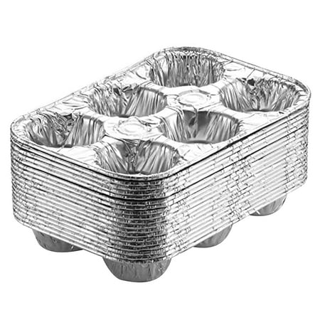 HomeLife 20Pcs 6-grid Baking Tray Non-Stick Disposable Bakeware Oil-Proof Aluminum Foil Muffin Pans Kitchen Roasting Tool for Household
HomeLife 20Pcs 6-grid Baking Tray Non-Stick Disposable Bakeware Oil-Proof Aluminum Foil Muffin Pans Kitchen Roasting Tool for Household