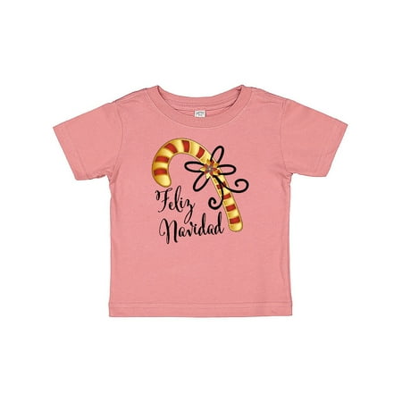 Inktastic Feliz Navidad Red and Gold Candy Cane Gift Baby Boy or Baby Girl T-Shirt
Inktastic Feliz Navidad Red and Gold Candy Cane Gift Baby Boy or Baby Girl T-Shirt