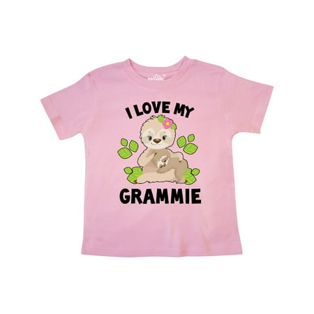Inktastic Cute Sloth I Love My Grammie with Green Leaves Gift Toddler Boy or Toddler Girl T-Shirt 
Inktastic Cute Sloth I Love My Grammie with Green Leaves Gift Toddler Boy or Toddler Girl T-Shirt