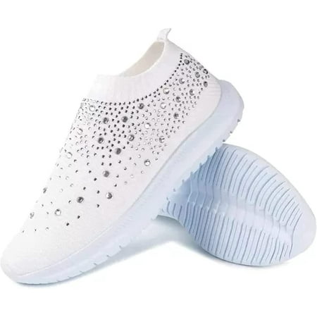 Women s Crystal Breathable Orthopedic Slip On Walking Shoes Ultra-Light Breathable Arch Support Sneakers
Women s Crystal Breathable Orthopedic Slip On Walking Shoes Ultra-Light Breathable Arch Support Sneakers