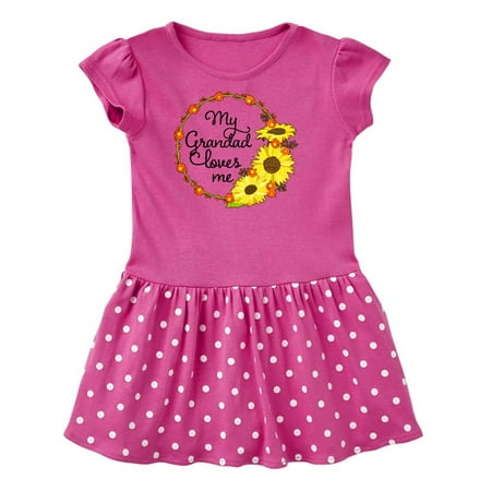 Inktastic My Grandad Loves Me with Sunflower Wreath Gift Toddler Girl Dress
Inktastic My Grandad Loves Me with Sunflower Wreath Gift Toddler Girl Dress