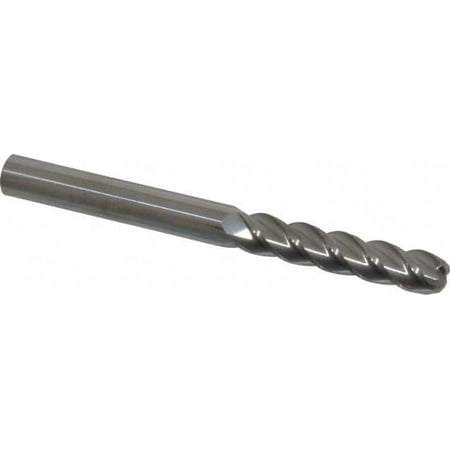 Accupro 3/8 Diam 4 Flute Single End Solid Carbide 1/8 Corner Radius End Mill Uncoated 4 OAL 1-3/4 LOC 3/8 Shank Diam 40° Helix RH Cut RH Flute Centercutting
Accupro 3/8 Diam 4 Flute Single End Solid Carbide 1/8 Corner Radius End Mill Uncoated 4 OAL 1-3/4 LOC 3/8 Shank Diam 40° Helix RH Cut RH Flute Centercutting