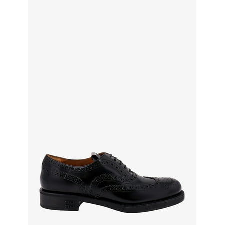 Miu Miu Woman Lace-Up Shoe Woman Black Lace Up