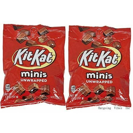 Unwrapped Mini Milk Chocolate In Crispy Wafers 3.8 Ounce (Pack Of 2)