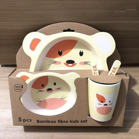 Baby Dividing Plate Environmentally Friendly Bamboo Fiber Children S Tableware Set Five-Piece Cartoon Bowl Divided Plate Tablewares Set
Baby Dividing Plate Environmentally Friendly Bamboo Fiber Children S Tableware Set Five-Piece Cartoon Bowl Divided Plate Tablewares Set