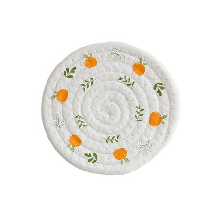 Baiwo Table Placemat Eco-friendly Durable Fruit Pattern Reusable Eye-catching Heat Resistant Handmade Anti-Skid Washable Cup Coaster Home Decor for Restaurant
Baiwo Table Placemat Eco-friendly Durable Fruit Pattern Reusable Eye-catching Heat Resistant Handmade Anti-Skid Washable Cup Coaster Home Decor for Restaurant