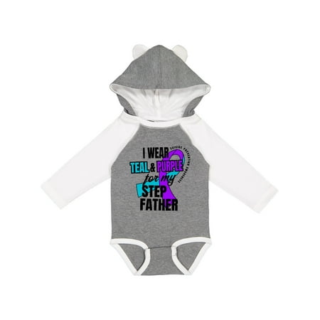 Inktastic Suicide Prevention I Wear Teal and Purple for My Step Father Gift Baby Boy or Baby Girl Long Sleeve Bodysuit
Inktastic Suicide Prevention I Wear Teal and Purple for My Step Father Gift Baby Boy or Baby Girl Long Sleeve Bodysuit