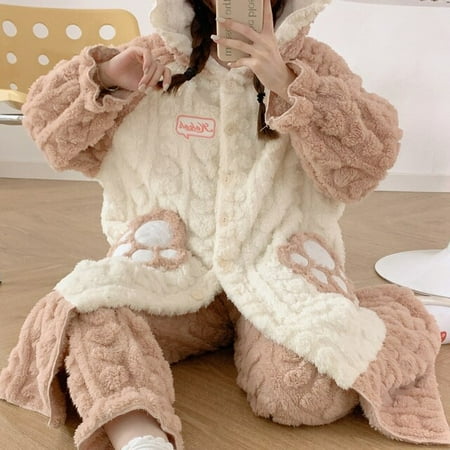 PIKADINGNIS FUNISHI Flannel Womens pajamas Inspissate Pajama Set Nightdress Hooded Loose Version пижама женская Winter Pajamas Plush XXL
PIKADINGNIS FUNISHI Flannel Womens pajamas Inspissate Pajama Set Nightdress Hooded Loose Version пижама женская Winter Pajamas Plush XXL