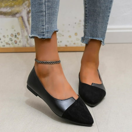 Floleo Clearance Casual Shoes Women s Flat Sole Color Blocking Pointed Irregular Shallow Mouth Shoes
Floleo Clearance Casual Shoes Women s Flat Sole Color Blocking Pointed Irregular Shallow Mouth Shoes