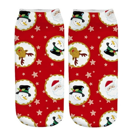 6 pair Casual Work Business Socks 3D Christmas Santa Elk Printing Medium Sports Socks Color Random
6 pair Casual Work Business Socks 3D Christmas Santa Elk Printing Medium Sports Socks Color Random