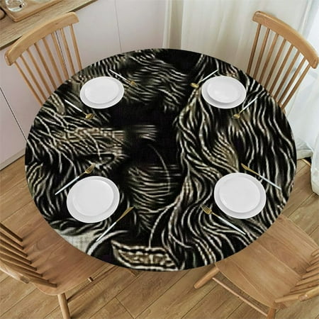 BCIIG Long-haired Dog Round Table Cover Stain Resistant Washable Indoor Outdoor Tablecloth Kitchen Dining Wedding Parties Picnic Farmhouse 100% Polyester Fiber 54-58
BCIIG Long-haired Dog Round Table Cover Stain Resistant Washable Indoor Outdoor Tablecloth Kitchen Dining Wedding Parties Picnic Farmhouse 100% Polyester Fiber 54-58