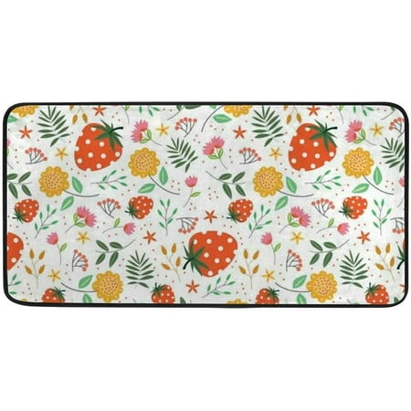 BESTKITTY Kitchen Mat Rug Anti-Fatigue Cute Floral Comfort Standing Mat Soft Absorbent Runner Rug for Hallway Entryway Bathroom Bedroom 39x20 inch
BESTKITTY Kitchen Mat Rug Anti-Fatigue Cute Floral Comfort Standing Mat Soft Absorbent Runner Rug for Hallway Entryway Bathroom Bedroom 39x20 inch
