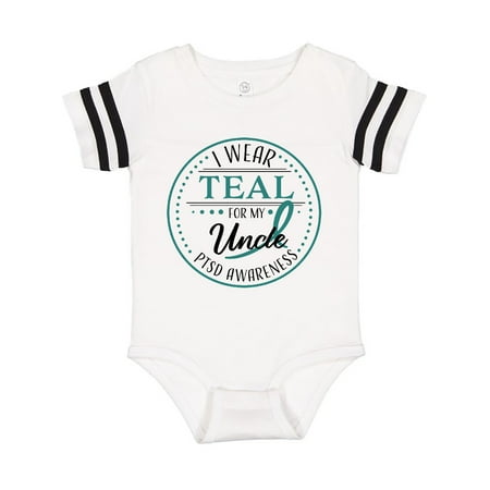 Inktastic I Wear Teal for my Uncle- PTSD Awareness Gift Baby Boy or Baby Girl Bodysuit
Inktastic I Wear Teal for my Uncle- PTSD Awareness Gift Baby Boy or Baby Girl Bodysuit