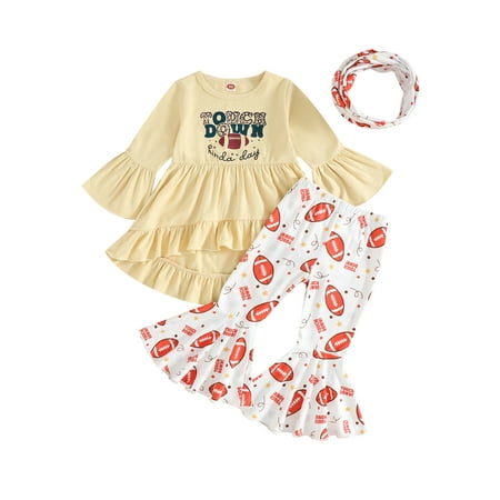Bagilaanoe 3pcs Toddler Baby Girl Long Pants Set Long Bell Sleeve A Line Dress Tops + Flare Trousers + Scarf 12M 18M 24M 3T 4T 5T Kids Casual Outfits
Bagilaanoe 3pcs Toddler Baby Girl Long Pants Set Long Bell Sleeve A Line Dress Tops + Flare Trousers + Scarf 12M 18M 24M 3T 4T 5T Kids Casual Outfits