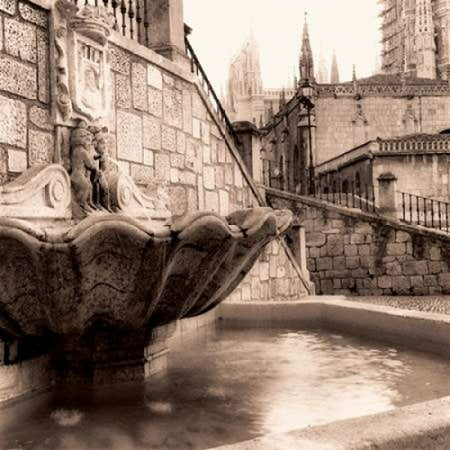 Burgos Espana Rolled Canvas Art - Alan Blaustein (12 x 12)