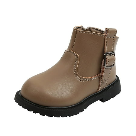 TAIAOJING Girl s Platform Heel Ankle Boots Fashion Autumn And Winter Boots Round Toe Flat Sole Thick Bottom Non Slip Buckle Warm Solid Color
TAIAOJING Girl s Platform Heel Ankle Boots Fashion Autumn And Winter Boots Round Toe Flat Sole Thick Bottom Non Slip Buckle Warm Solid Color