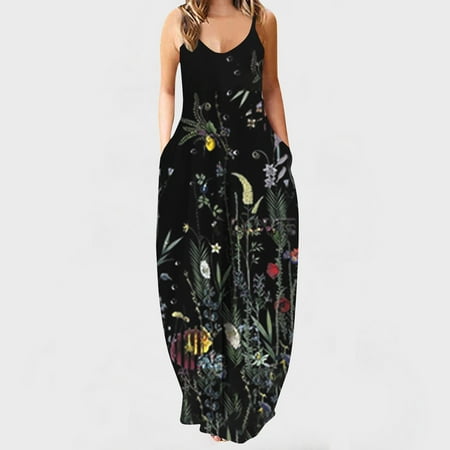 Leesechin Deals Womens Skirts Off Shoulder V-neck Sling Sleeveless Pocket Print Dress on Clearance
Leesechin Deals Womens Skirts Off Shoulder V-neck Sling Sleeveless Pocket Print Dress on Clearance