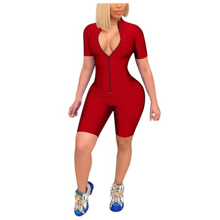 Jumpsuits For Women Dressy Women s Casual Jumpsuit Long Zipper Sports Yoga Gym Short Jumpsuit Women s Jumpsuits Rompers & Overalls Summer Rompers For Women 2023 Beach
Jumpsuits For Women Dressy Women s Casual Jumpsuit Long Zipper Sports Yoga Gym Short Jumpsuit Women s Jumpsuits Rompers & Overalls Summer Rompers For Women 2023 Beach