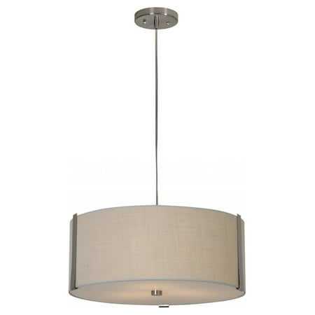 Apollo II 3-Light 20 Pendant in Brushed Nickel with Coarse Cream Shade TP7569 by Trend Lighting
Apollo II 3-Light 20 Pendant in Brushed Nickel with Coarse Cream Shade TP7569 by Trend Lighting