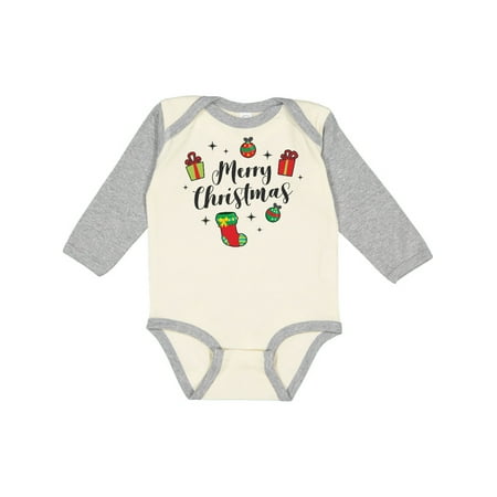 Inktastic Merry Christmas with Presents Ornaments and Stocking Gift Baby Boy or Baby Girl Long Sleeve Bodysuit
Inktastic Merry Christmas with Presents Ornaments and Stocking Gift Baby Boy or Baby Girl Long Sleeve Bodysuit