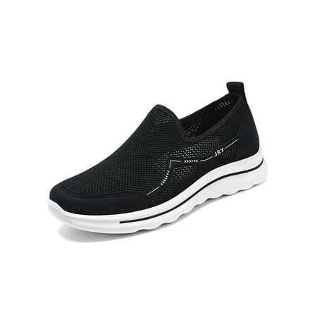 Ritualay Mens Shoes Slip On Walking Shoe Mesh Sneakers Round Toe Soft Sole Athletic Sneaker Womens Unisex Lightweight Men Black 8.5
Ritualay Mens Shoes Slip On Walking Shoe Mesh Sneakers Round Toe Soft Sole Athletic Sneaker Womens Unisex Lightweight Men Black 8.5