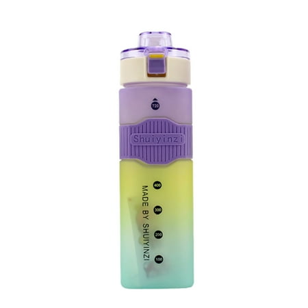 Oiur Water Bottle Large Capacity Heat Resistant Leak-proof Gradient Rainbow Color Sports Straw Bottle Daily Use
Oiur Water Bottle Large Capacity Heat Resistant Leak-proof Gradient Rainbow Color Sports Straw Bottle Daily Use