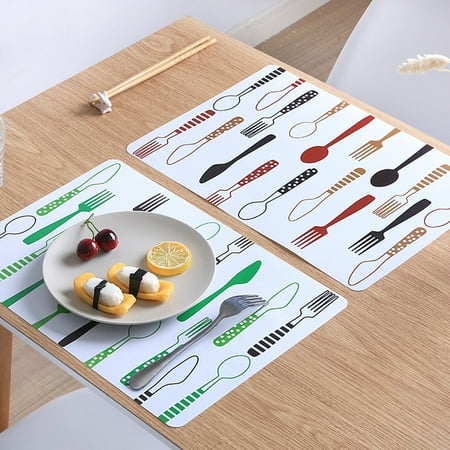 4Pcs Placemat Creative Clear Printing Rectangle Heat Resistant Durable Bowl Pads Household Supplies
4Pcs Placemat Creative Clear Printing Rectangle Heat Resistant Durable Bowl Pads Household Supplies
