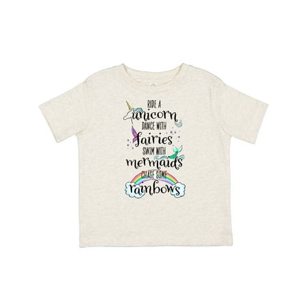 Inktastic Ride a Unicorn Dance with Fairies Swim with Mermaids Gift Toddler Boy or Toddler Girl T-Shirt
Inktastic Ride a Unicorn Dance with Fairies Swim with Mermaids Gift Toddler Boy or Toddler Girl T-Shirt