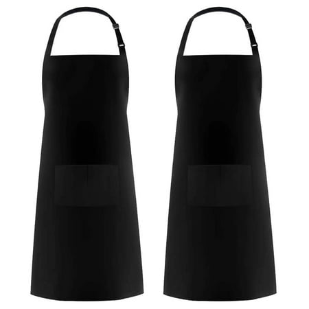 2 Pack Plain Bib Aprons with 2 Pockets - Black Unisex Commercial Apron Bulk for Kitchen Cooking Restaurant BBQ Painting Crafting
2 Pack Plain Bib Aprons with 2 Pockets - Black Unisex Commercial Apron Bulk for Kitchen Cooking Restaurant BBQ Painting Crafting