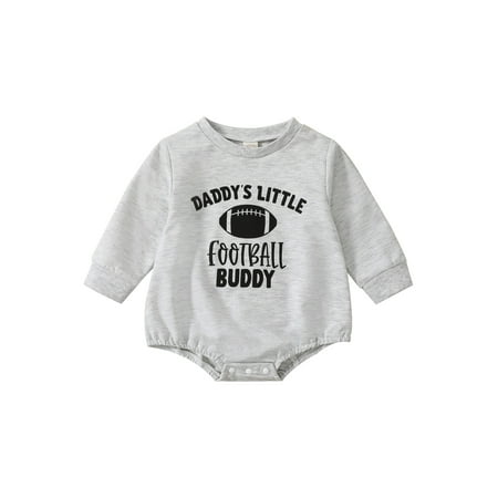 sdghg Baby Boys Girls Fall Romper Long Sleeve Round Neck Football Letter Print Bodysuit Sweatshirt
sdghg Baby Boys Girls Fall Romper Long Sleeve Round Neck Football Letter Print Bodysuit Sweatshirt