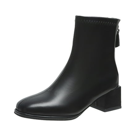 gvdentm Western Boots Women Boots Ankle Fashion Short Retro Women s Zipper Heel Boots Thick Womens Boots with Heel
gvdentm Western Boots Women Boots Ankle Fashion Short Retro Women s Zipper Heel Boots Thick Womens Boots with Heel