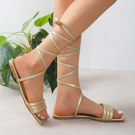 jjayotai Women s Sandals Clearance Women Shoes Sexy Chain with Thin Straps Ankle Loops Straps Flat Sandals Flash Picks Gold
jjayotai Women s Sandals Clearance Women Shoes Sexy Chain with Thin Straps Ankle Loops Straps Flat Sandals Flash Picks Gold