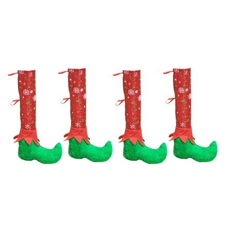 4pcs Christmas Table And Chair Leg Covers Elf Elves Feet Shoes Legs Party Decorations Favors Novelty Christmas Dinner Table Decoration
4pcs Christmas Table And Chair Leg Covers Elf Elves Feet Shoes Legs Party Decorations Favors Novelty Christmas Dinner Table Decoration
