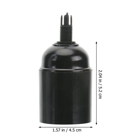 4PCS E27 Self-locking Screw Phenolic Lamp Socket Lamp Holder Enviorment-friendly Lamp Holder(Black)
4PCS E27 Self-locking Screw Phenolic Lamp Socket Lamp Holder Enviorment-friendly Lamp Holder(Black)