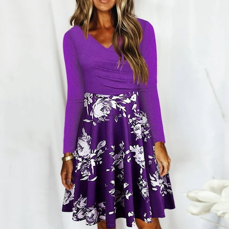 Summer Dresses for Women 2022 Women s Autumn New Printed Long-sleeved Casual Low-cut Dress Skirt for Women Plus Size Prom
Summer Dresses for Women 2022 Women s Autumn New Printed Long-sleeved Casual Low-cut Dress Skirt for Women Plus Size Prom