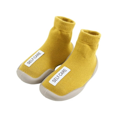Lacyhop Baby Floor Slippers First Walker Sock Shoes Soft Rubber Sole Socks House Lightweight Slipper Breathable Non-Slip Home Shoe Yellow 7C
Lacyhop Baby Floor Slippers First Walker Sock Shoes Soft Rubber Sole Socks House Lightweight Slipper Breathable Non-Slip Home Shoe Yellow 7C