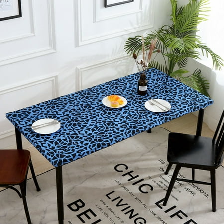 Yipa Polyester Rectangle Tablecloths Spillproof Waterproof Elastic Large Table Cover (2# Blue Geometric 30 x 96 )
Yipa Polyester Rectangle Tablecloths Spillproof Waterproof Elastic Large Table Cover (2# Blue Geometric 30 x 96 )
