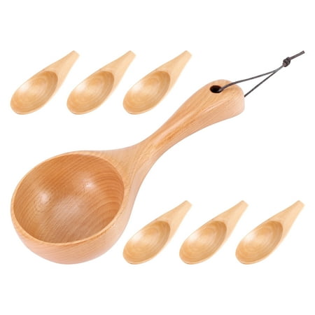7 Pieces Bath Salt Scoop Mini Salt Scoop Set Wooden Ladle Spoon Multipurpose Wood Scoop Spoon Tablespoons for Cooking
7 Pieces Bath Salt Scoop Mini Salt Scoop Set Wooden Ladle Spoon Multipurpose Wood Scoop Spoon Tablespoons for Cooking