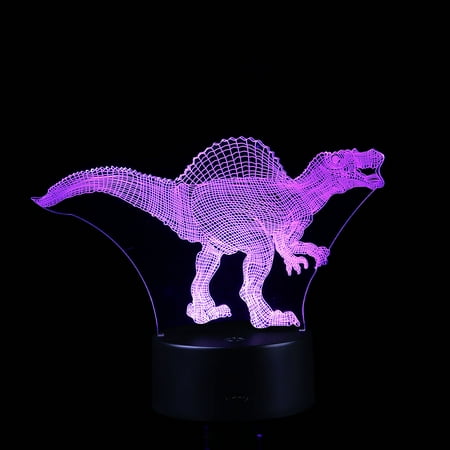 STEADY Dinosaur LED 3D Illuminated Lamp Optical Desk Night Light With 7 Color Changing ( Black )
STEADY Dinosaur LED 3D Illuminated Lamp Optical Desk Night Light With 7 Color Changing ( Black )