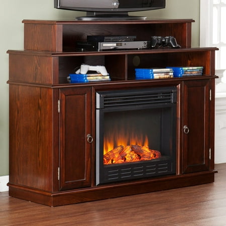 Wildon Home Lincoln TV Stand with Electric Fireplace
