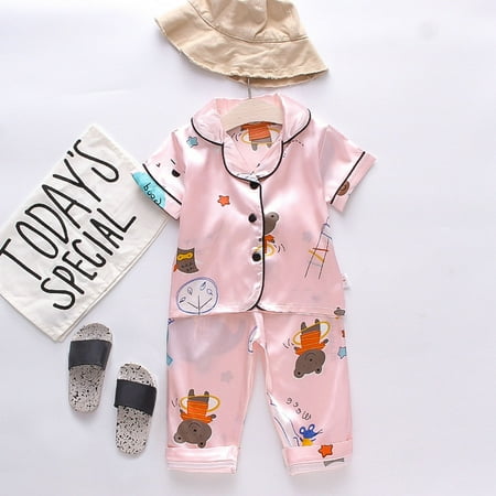 Toddler Kids Baby Boys Girls Cartoon Animal Tops+Pants Pajamas Sleepwear Outfits
Toddler Kids Baby Boys Girls Cartoon Animal Tops+Pants Pajamas Sleepwear Outfits