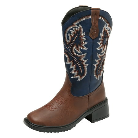Women Walking Shoes Fashion Women Color Matching Autumn Thick Sole Square Heels Slip On Mid Booties Round Toe Shoes Mid-Calf Boots for Women PU Brown
Women Walking Shoes Fashion Women Color Matching Autumn Thick Sole Square Heels Slip On Mid Booties Round Toe Shoes Mid-Calf Boots for Women PU Brown