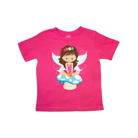 Inktastic Cute Fairy Brown Hair Fairy Sitting On Mushroom Gift Toddler Toddler Girl T-Shirt
Inktastic Cute Fairy Brown Hair Fairy Sitting On Mushroom Gift Toddler Toddler Girl T-Shirt