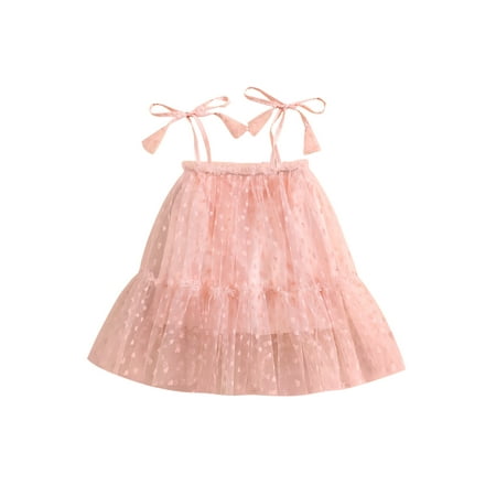 Sunisery Toddler Baby Girls Valentines Days Dress Sleeveless Backless Heart Print A-line Mesh Dress Summer Casual Sling Dress
Sunisery Toddler Baby Girls Valentines Days Dress Sleeveless Backless Heart Print A-line Mesh Dress Summer Casual Sling Dress