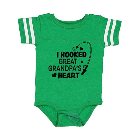 Inktastic I Hooked Great Grandpa s Heart with Fishing Rod Gift Baby Boy or Baby Girl Bodysuit
Inktastic I Hooked Great Grandpa s Heart with Fishing Rod Gift Baby Boy or Baby Girl Bodysuit