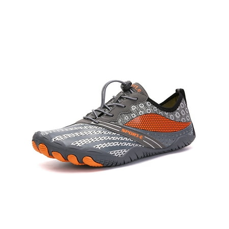 Daeful Womens Mens Aqua Socks Barefoot Water Shoes Quick Dry Beach Shoe Fitness Anti-Slip Comfort Drawstring Sneakers Dark Gray 6
Daeful Womens Mens Aqua Socks Barefoot Water Shoes Quick Dry Beach Shoe Fitness Anti-Slip Comfort Drawstring Sneakers Dark Gray 6